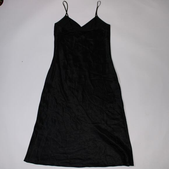Ivy & Annabelle Intimates Maxi Black Slip Dress With Embroidery Size S - Picture 2 of 4